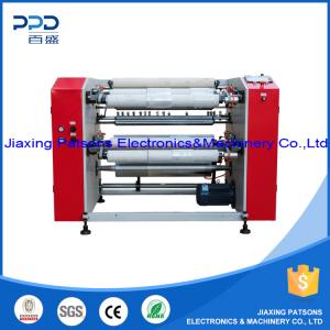 4 shaft automatic change stretch wrap slitter rewinder