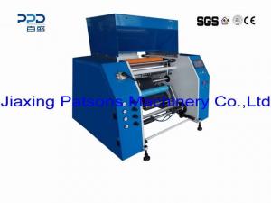 Cling film rewinding machine