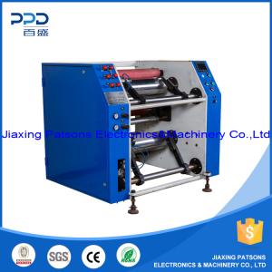 Semi auto stretch film rewinder machine