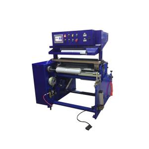 Wall paper book cover rewinding machine